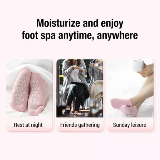 Foot Care Socks deliver long-lasting hydration and an at-home foot spa experience.