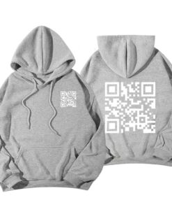 Funny FU QR Code Hoodie, a great choice for friends and family.