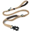 Comfortable double handles on the Heavy Duty Dog Leash for easy handling and close control.