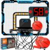 Enjoy hours of fun with the Indoor Mini Basketball Hoop, ideal for kids and adults alike.