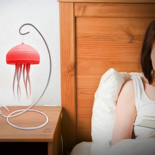 Perfect for bedrooms or nurseries, the Jellyfish Table Lamp adds tranquility to your space.