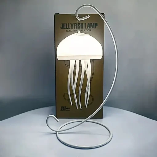 A unique and serene decoration, the Jellyfish Table Lamp enhances your room's ambiance.