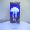 Jellyfish Table Lamp with a soothing glow, perfect for creating a calming ambiance in any room.