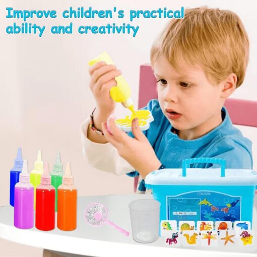 Magic Water ELF Toy teaches kids color and shape recognition through creative play.