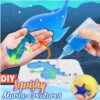 With the Magic Water ELF Toy, children can create 3D water creatures in vibrant colors.