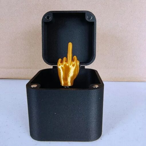 Middle Finger in a Box: Ideal for birthdays or any occasion needing a little humor.