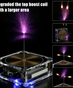 Easy-to-use Musical Tesla Coil generating mesmerizing lightning displays.