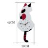 Nordic Cat Wagging Tail Wall Clock adds charm and fun to any room with its wagging tail.