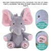 Peekaboo Elephant engaging plush with vibrant colors and fun peek-a-boo feature.