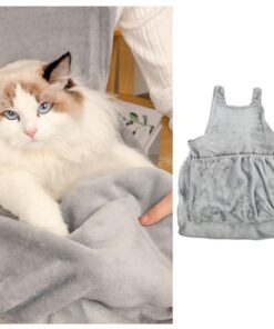 Pet Apron offers an adjustable design and a roomy pocket, perfect for cat lovers.