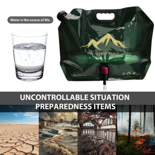 Portable Water Bag: Versatile for outdoor use, whether you're at a picnic, beach, or festival.