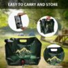 Portable Water Bag: No unpleasant plastic taste – perfect for keeping water fresh during outdoor excursions.