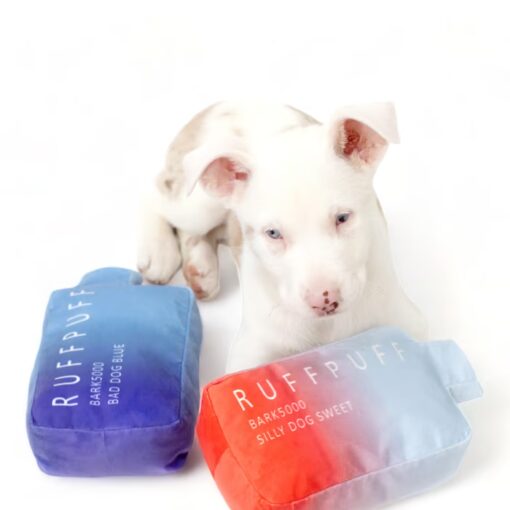 RUFF PUFF Dog Toys - A squeaky toy that brings joy to dogs and pet owners alike, built to withstand rough play.