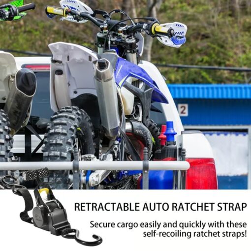 Keep your goods safe with Retractable Ratchet Straps for efficient fastening.