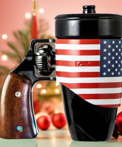 With its stylish look, the Revolver Coffee Mug enhances any office or home space.