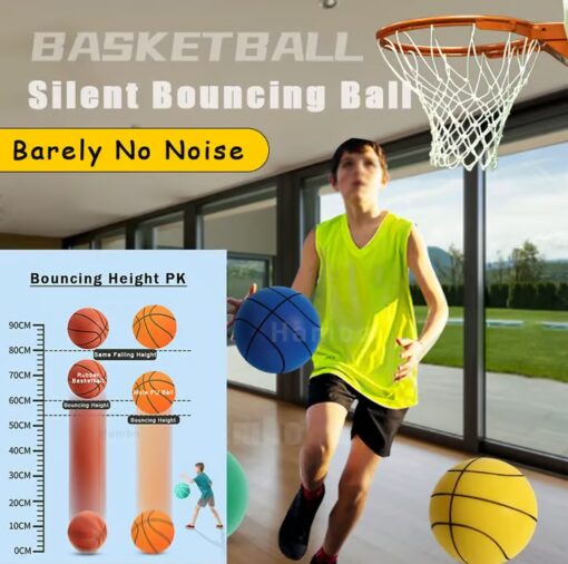 Silent Basketball offers excellent bounce and easy grip.