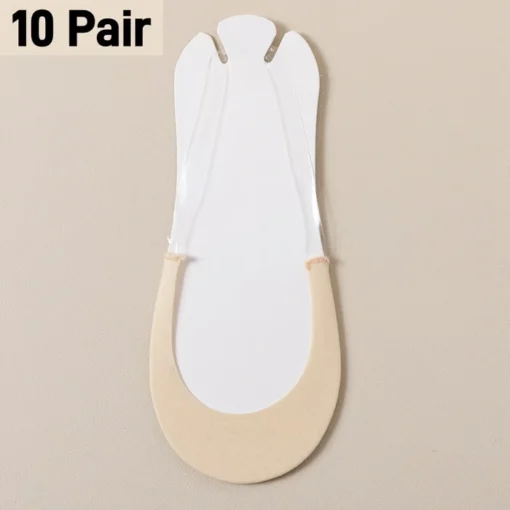 Toe Topper Invisible Socks are a must-have for backless shoes, offering invisible support and comfort.