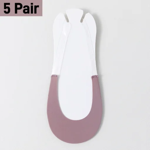 Toe Topper Invisible Socks are ideal for wearing with flats, slingbacks, or dress shoes.