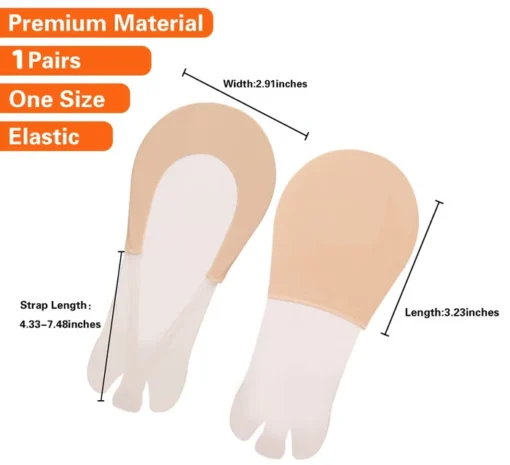 Toe Topper Invisible Socks provide a seamless look while keeping your feet cool and comfortable all day.