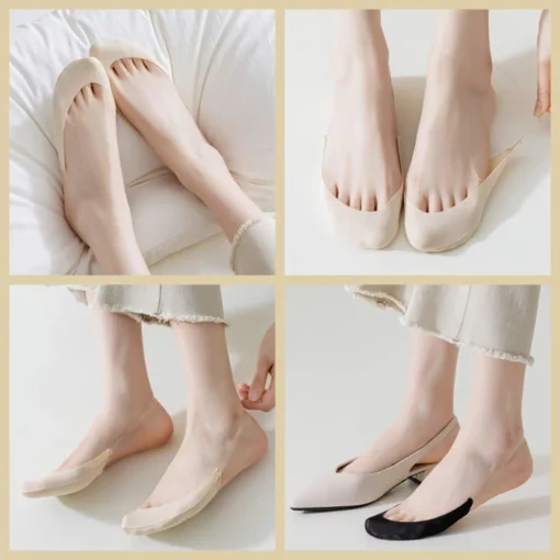 Choose Toe Topper Invisible Socks for a smooth, non-slip fit that pairs perfectly with any shoe.