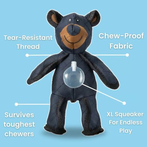 Designed for all sizes, the Unbreaka-Bear™ Dog Toy is tough enough for large dogs and fun for small ones.