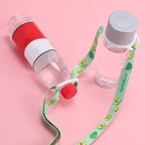 The adjustable Water Bottle Strap fits people of different heights and body types.