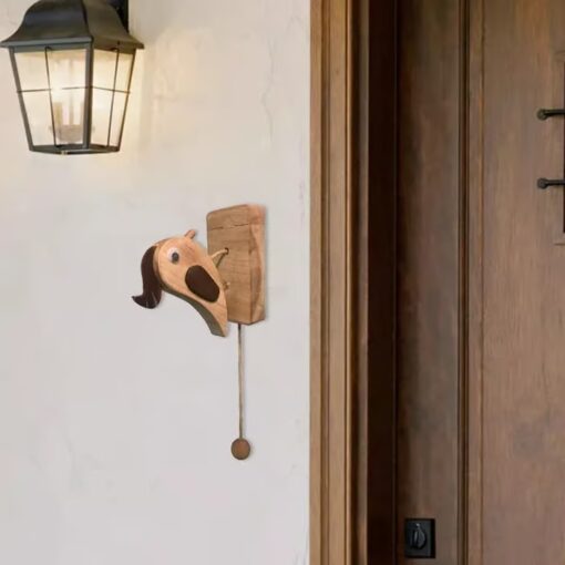 The perfect blend of functionality and style, the Woodpecker Door Knocker.