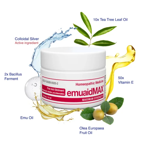 Fast, reliable relief for hemorrhoids is provided by EMUAIDMAX® First Aid Ointment.