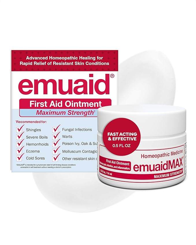 EMUAIDMAX® First Aid Ointment nourishes and restores skin while treating various skin issues.