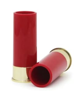 12 Gauge Shot Glasses feature a unique shotgun shell design, adding style to your barware collection.