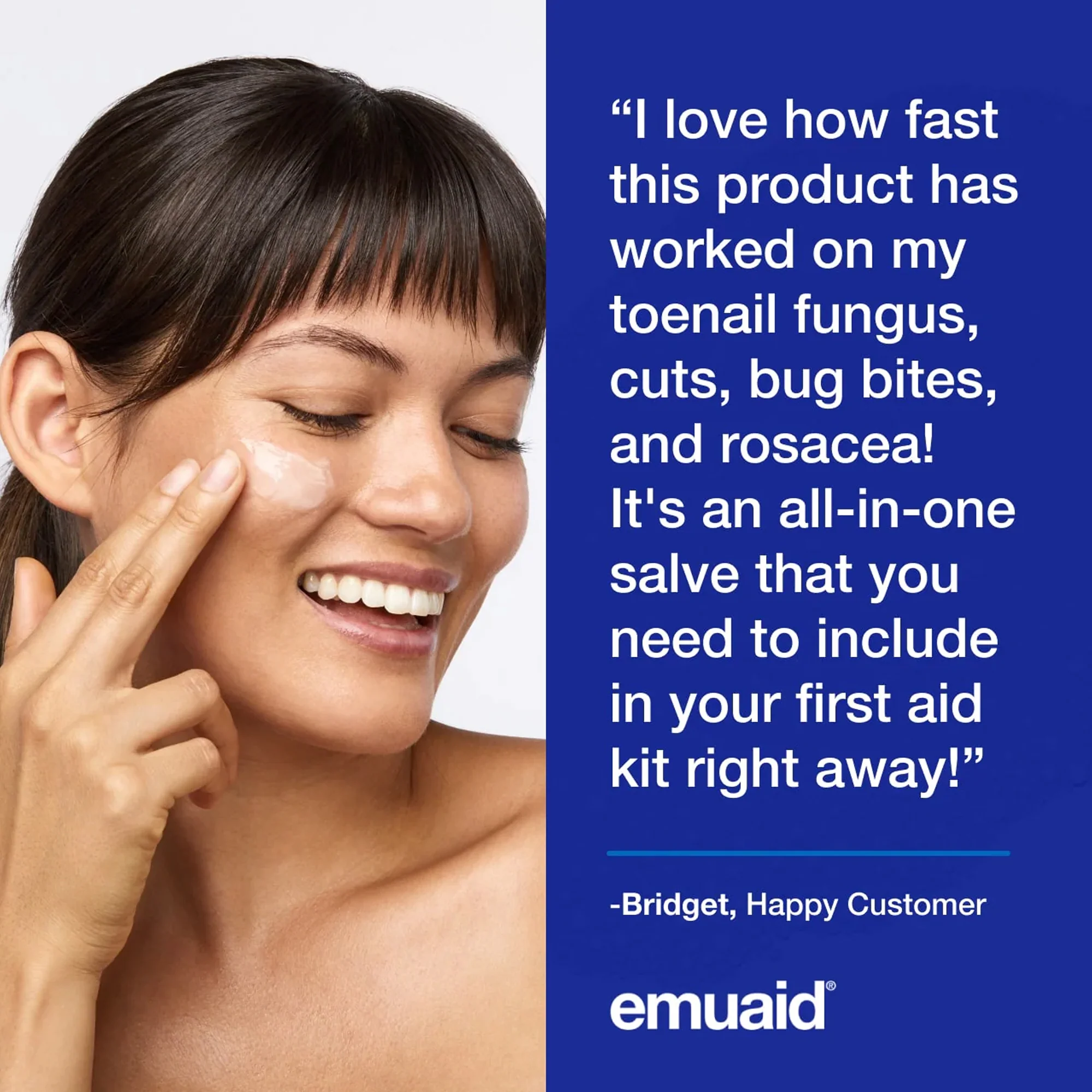 EMUAIDMAX® First Aid Ointment treats a variety of skin conditions with its non-steroidal formula.