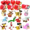 Play, build, and share love with Animal Building Blocks, a fun Valentine's Day gift with 24 animal blocks and a heart-shaped box.