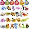 Surprise your loved ones with Animal Building Blocks – 24 animal blocks and a heart-shaped box for endless fun.