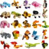 Animal Building Blocks: A unique Valentine's Day gift with colorful blocks to build animals and a special love note.