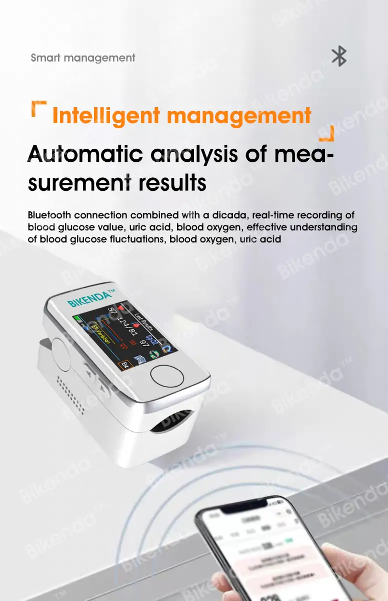 Bikenda™ Non-Invasive Blood Glucose Meter – Real-time glucose level monitoring at your fingertips.