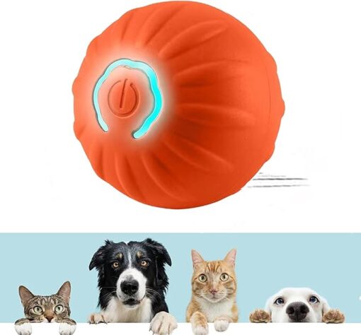Enhance your dog's playtime with the interactive Chewie Viral Bouncing Ball, featuring smart activation.