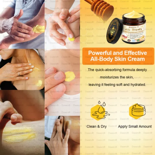 Daasry® All-Body Skin Treatment Cream reduces the appearance of acne scars and blemishes.