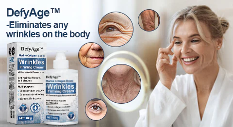 Experience visibly firmer skin in 14 days with DefyAge™ Marine Collagen Boost WrinklesFirming Cream.