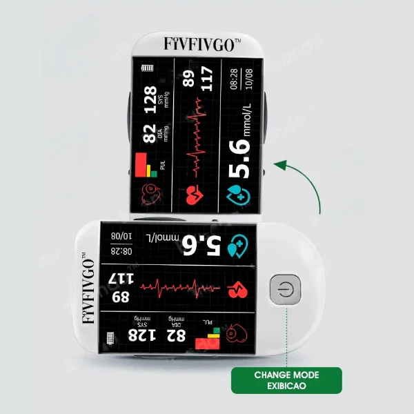 Monitor blood sugar with ease using Fivfivgo™ Non-Invasive Laser Blood Glucose Meter.