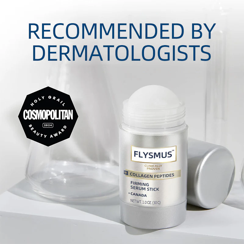 Flysmus™ Collagen Peptides Firming Serum tightens skin and restores a youthful glow.