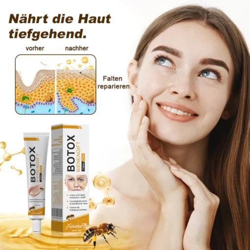 Furzero™ Botox Bienengift Faltenentfernungscreme glättet Linien und gibt Ihrer Haut neue Elastizität.