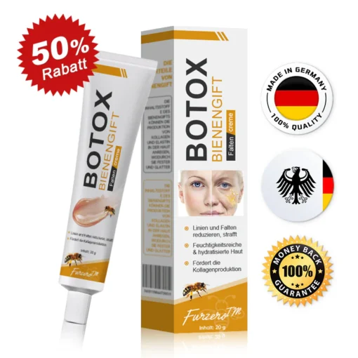Furzero™ Botox Bienengift Faltenentfernungscreme für eine sichtbar glattere und frischere Haut.