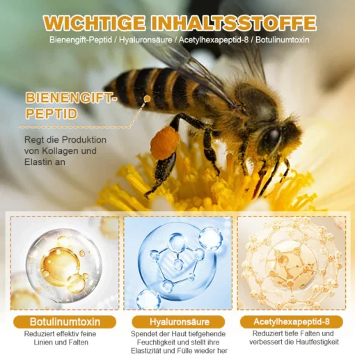 Furzero™ Botox Bienengift Faltenentfernungscreme strafft die Haut und verringert feine Linien.