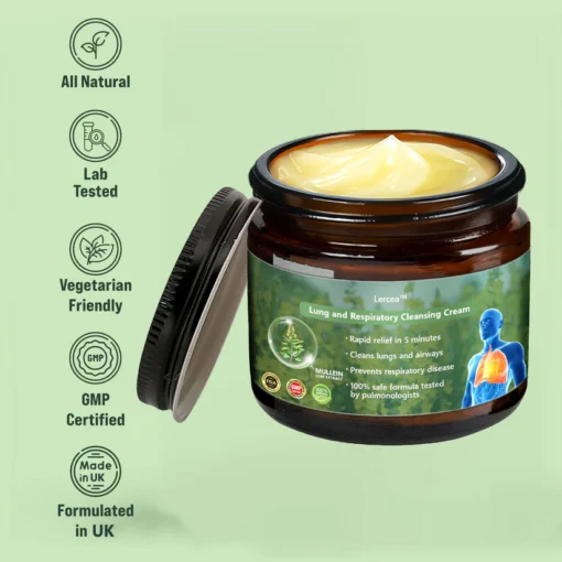 Lercea™ Mullein Clear Lung Repair Cream – Helps clear the lungs for better breathing.