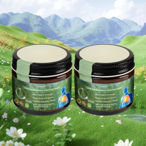 Lercea™ Mullein Clear Lung Repair Cream – Powerful lung cleanser with mullein extract.