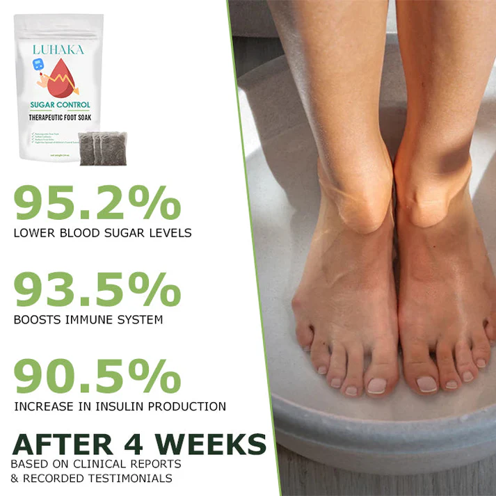 LUHAKA Sugar Control Therapeutic Foot Soak prevents blood sugar spikes.