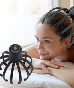 Octopus Head Massager is lightweight and portable, perfect for on-the-go use.