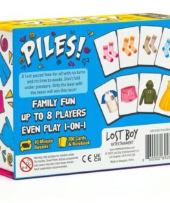 Play PILES Card Game anywhere—portable, fast, and full of fun for everyone in the family!