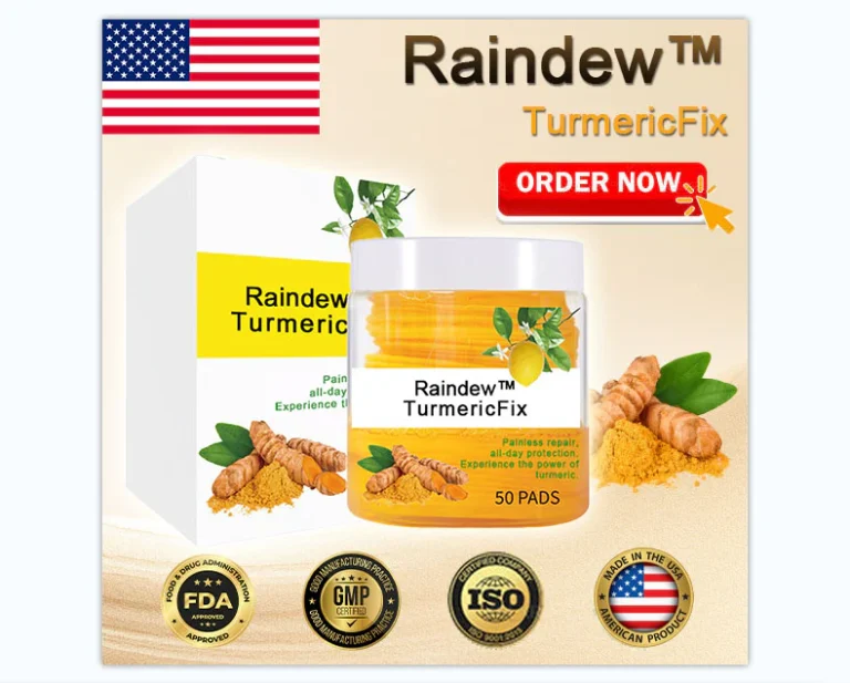 Raindew™ TurmericFix pads are designed to provide fast, effective joint relief.