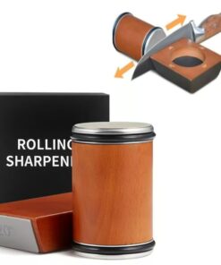 Restore sharp edges effortlessly with the Rolling Knife Sharpener Set for various blades safely and efficiently.